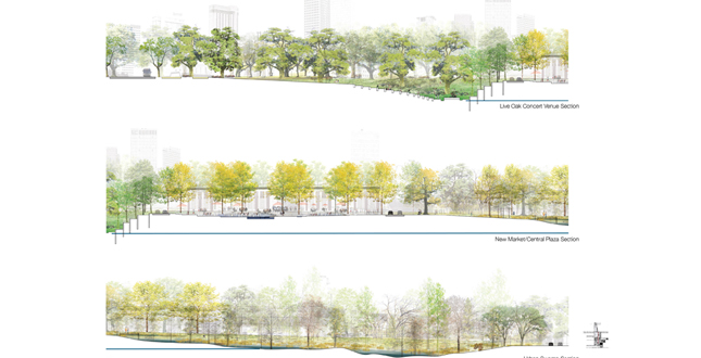 Big Old Tree: New Big Easy, using the New Orleans' Native Trees to Structure a New Plan for Iberville and the Lafitte Corridor