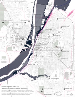 Natural Water as Cultural Water / A 30 Year Plan for Wabash River Corridor in Lafayette