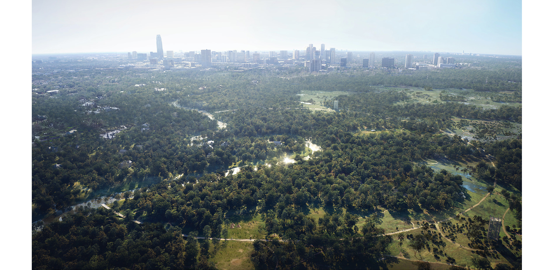 Aerial View of the Southern Arc Trail