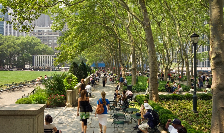 ASLA Landmark Award Recipient, Bryant Park by OLIN (Photo: Peter Mauss/Esto)