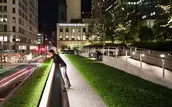 Restored Mellon Square, Pittsburgh, originally designed by John O. Simonds / Jeremy Marshall