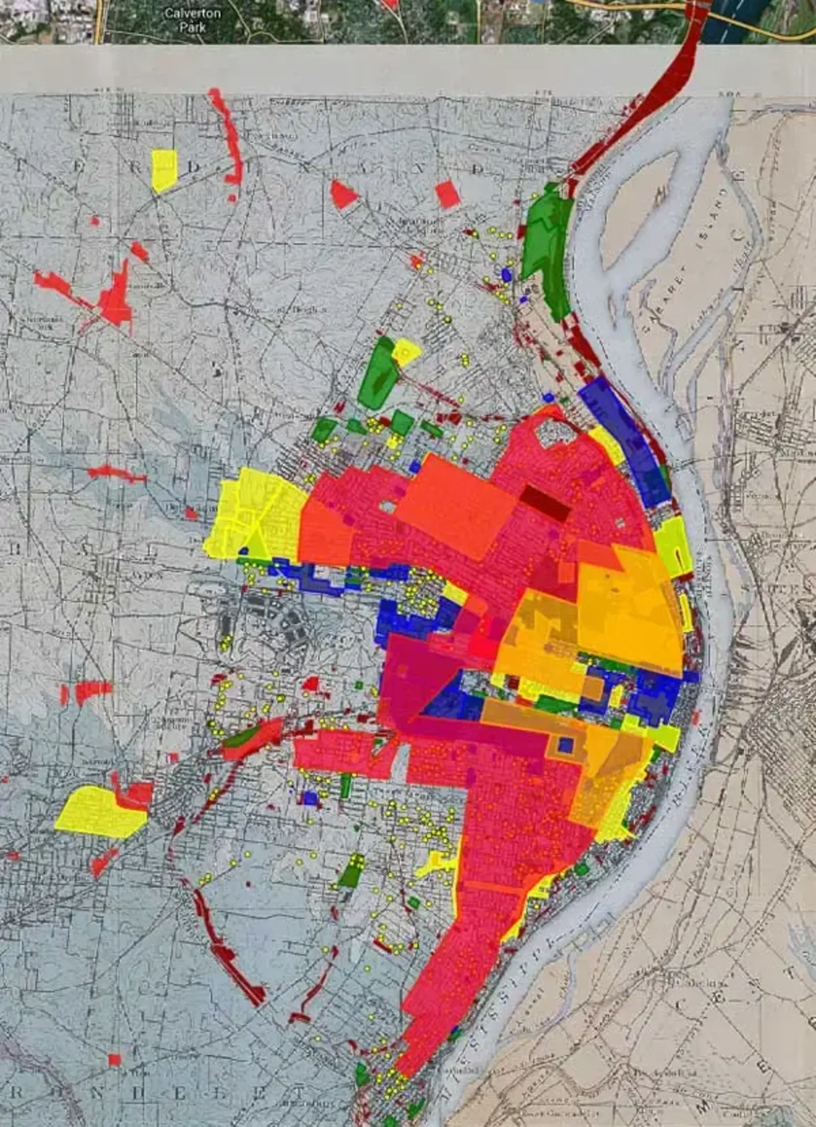 St. Louis map by professor Colin Gordon / Image credit: WorldMap