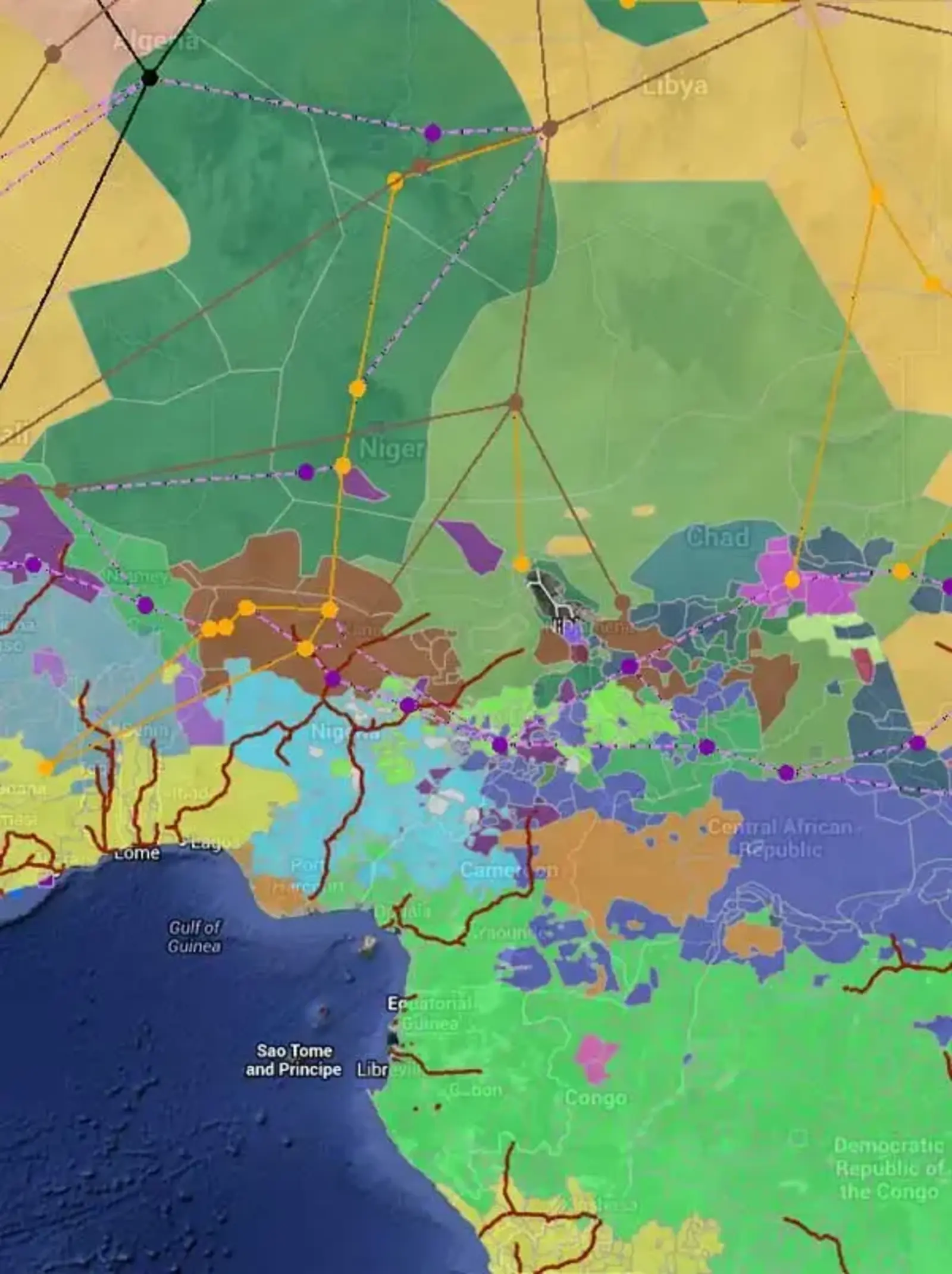 AfricaMap by Suzanne Blier / image credit: WorldMap