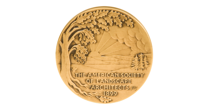 The front of the ASLA Medal