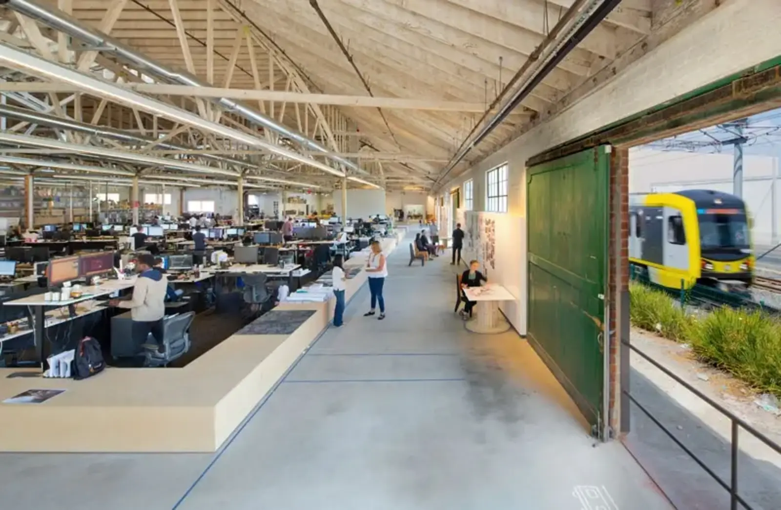 Rios Clementi Hale Studio’s offices along Exposition are adjacent to the Expo line, just steps 