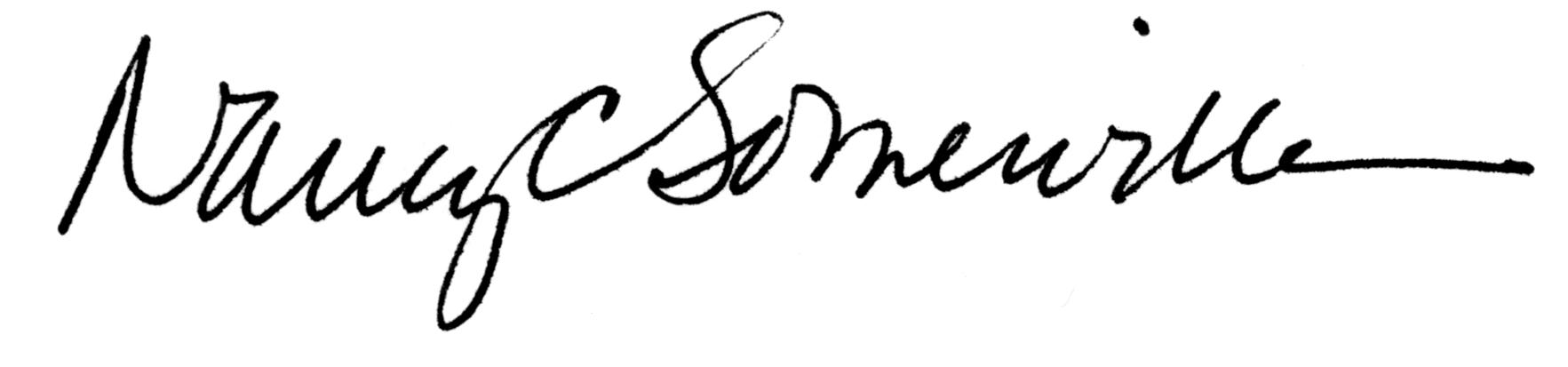 Nancy Somerville signature