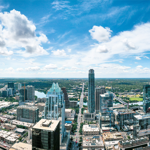 Austin, TX drone photo