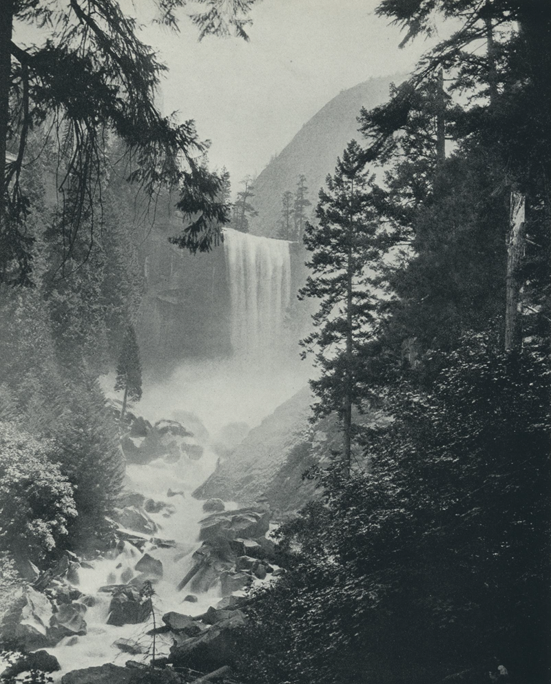 Vernal Falls at Yosemite National Park by Henry V. Hubbard, 1916.