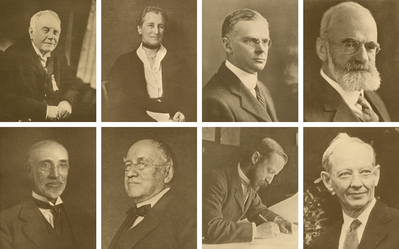ASLA founders Barrett Farrand Lowrie Manning Olmsted Parsons Simonds Vaux