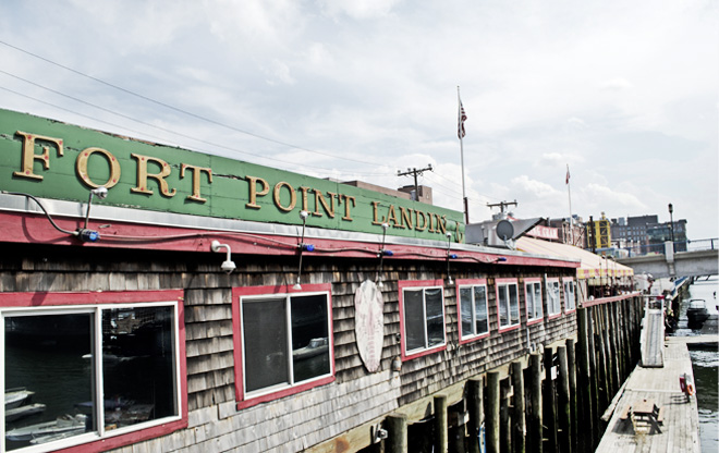 Fort Point Landing and Barking Crab