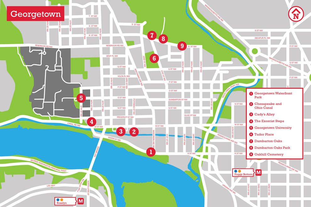 Georgetown The Landscape Architect s Guide To Washington D C 